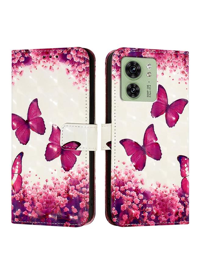 S-TOP Case For Motorola Edge 40 5G Global / Edge 2023 US 3D Painting Horizontal Flip Leather Phone Case - Image 2