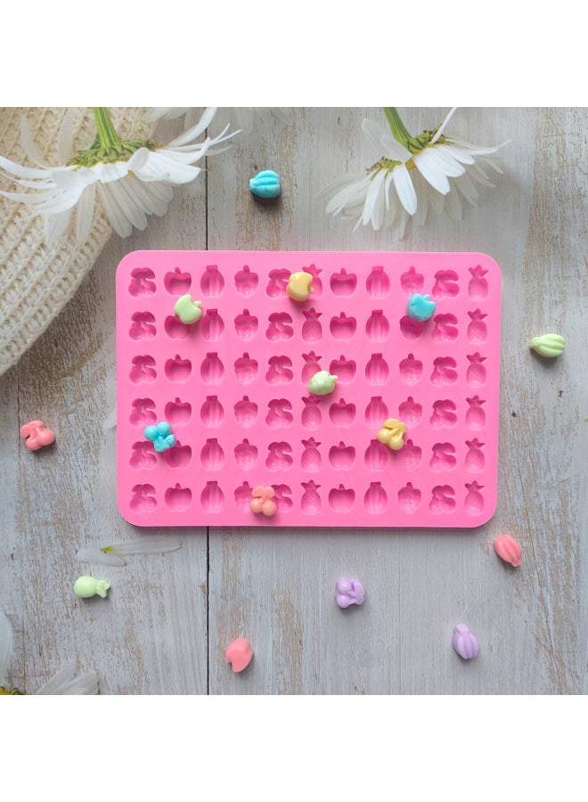 66 Consecutive Fruit Pineapple 329 Chocolate Silicone Mold Suitable For Candy Making Mold DIY Cookie Baking Mold-Color:Rice Powder - Image 4