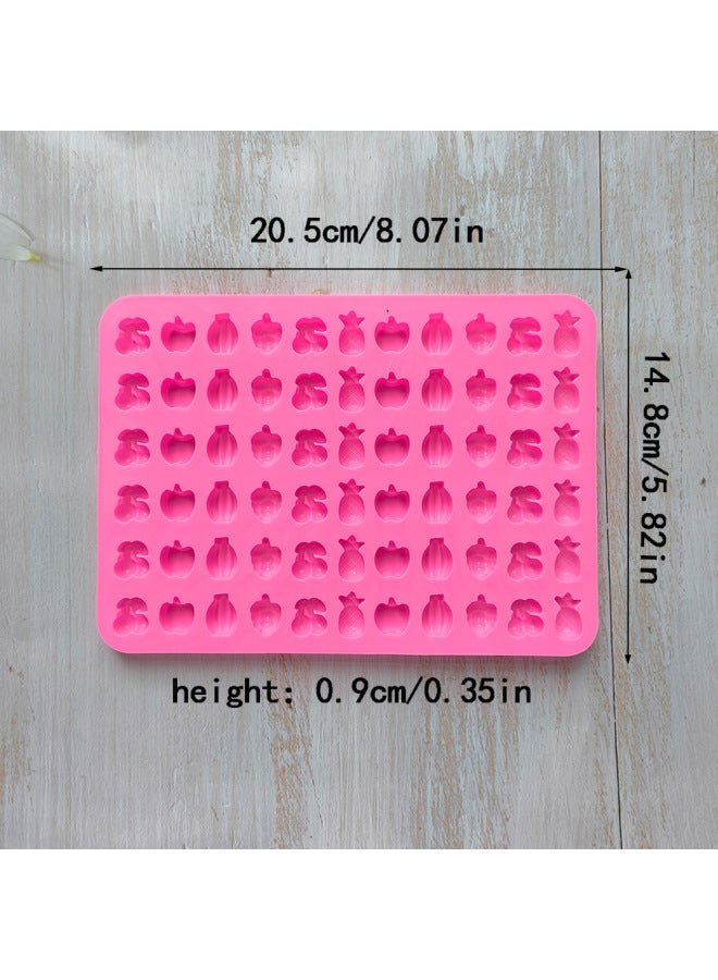 66 Consecutive Fruit Pineapple 329 Chocolate Silicone Mold Suitable For Candy Making Mold DIY Cookie Baking Mold-Color:Rice Powder - Image 3