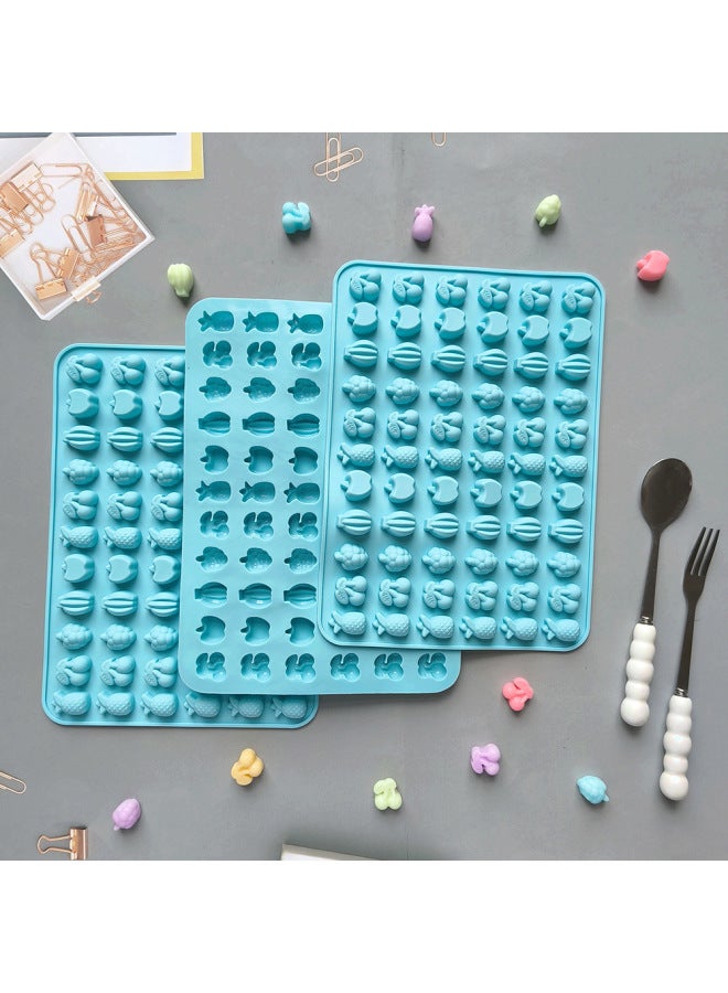 66 Consecutive Fruit Pineapple 329 Chocolate Silicone Mold Suitable For Candy Making Mold DIY Cookie Baking Mold-Color:Rice Powder - Image 2