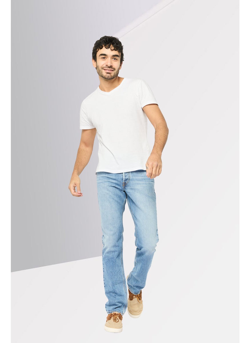 DIESEL - Men Slim Fit Washed Non Stretchable Denim Jeans, Blue - Image 1