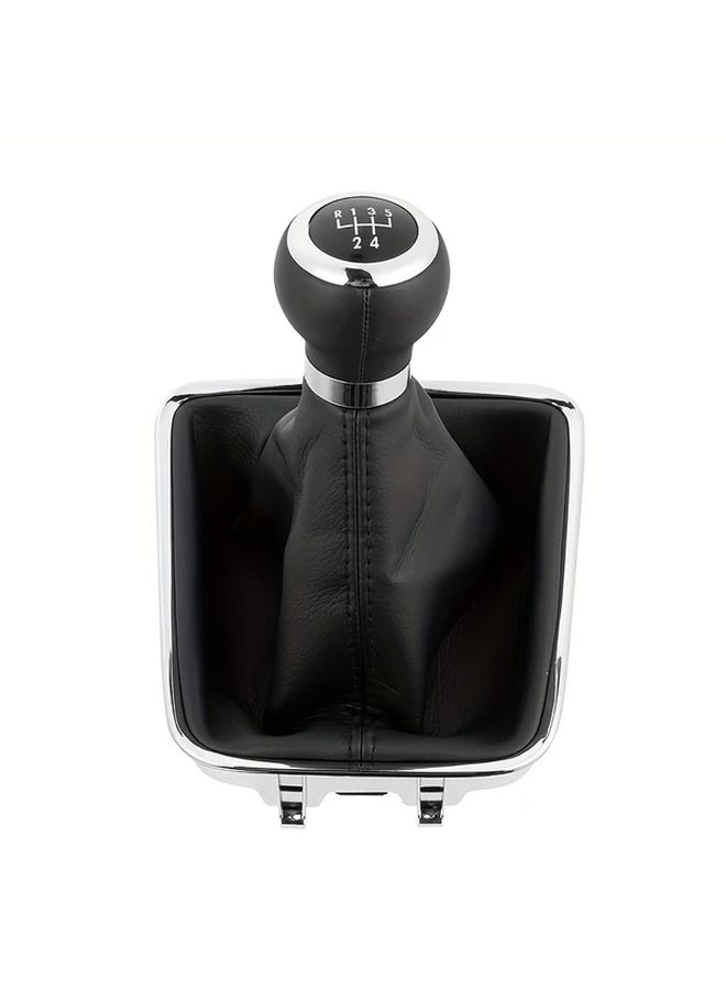 Gear Shift Knob with Dust Cover for 5 Speed Manual Transmission Lever Accessory - Image 4