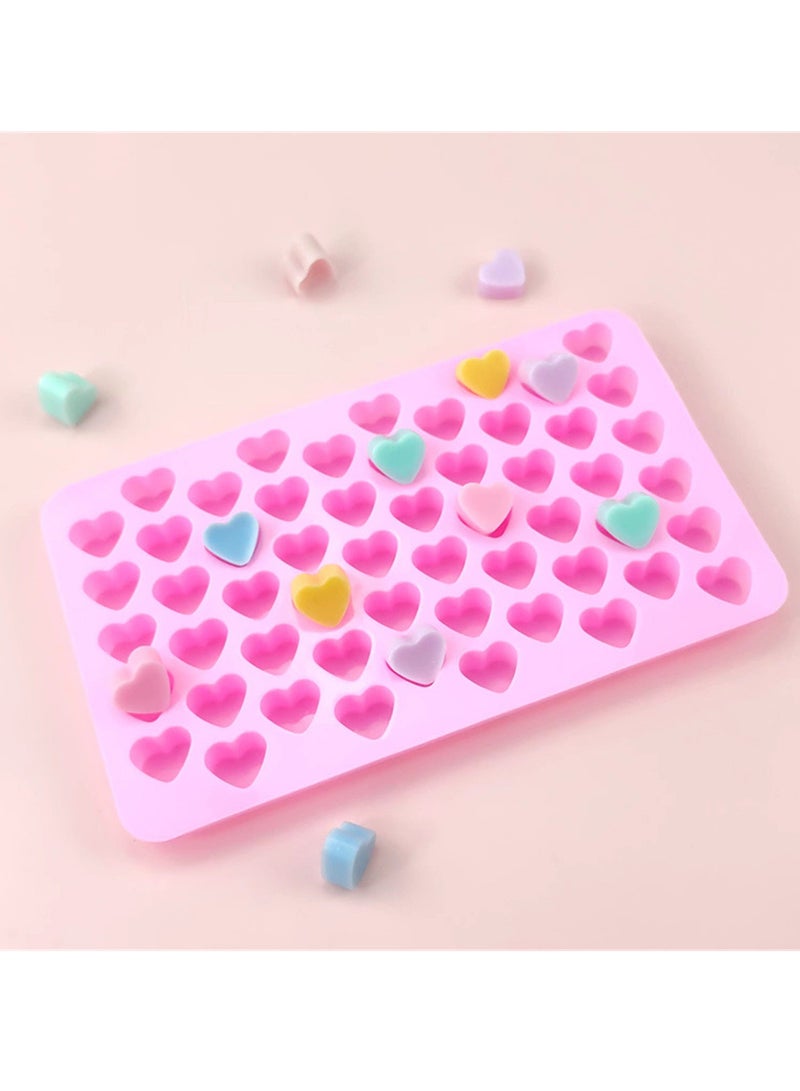 55 Cavitiy Mini Heart Shaped Candy Moulds Silicone Chocolate Soap Mold Ice Cube Tray - Image 4