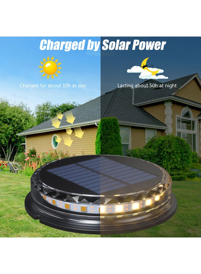 إسكدنيا مجموعة مصابيح LED أرضية تعمل بالطاقة الشمسية مكونة من 8 قطع أصفر - Image 5