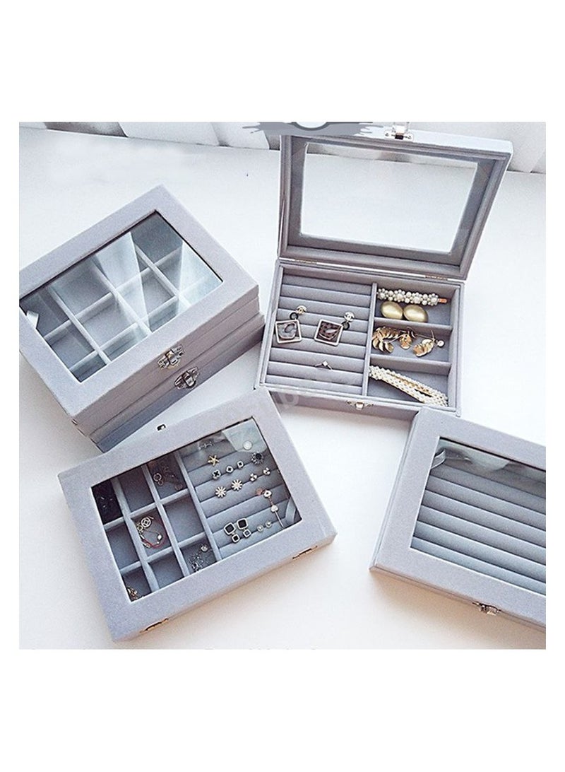 Jewelry and accessories organizer, to keep accessories, rings and bracelets, velvet - Image 1