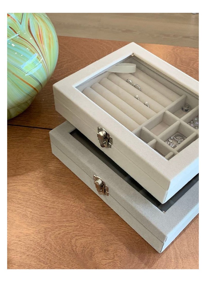 Jewelry and accessories organizer, to keep accessories, rings and bracelets, velvet - Image 5