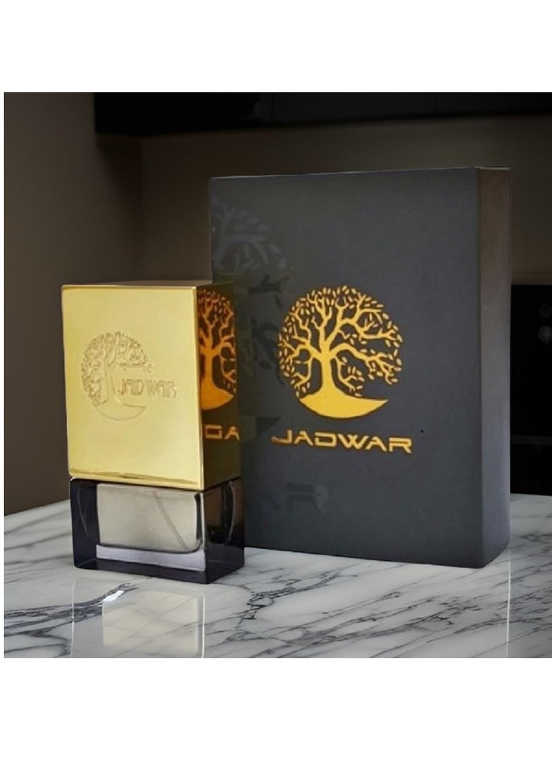 "Luvana Perfume 70ml by Jedwar Iqtnaa expresses the strength and attraction of modern men. This fragrance embraces luxurious woody notes with refreshing citrus touches, giving you a feeling of freshness and confidence. It features a long-lasting formula, making it the perfect companion for every occasion. Enjoy your attraction to others with the unique Luvana perfume."