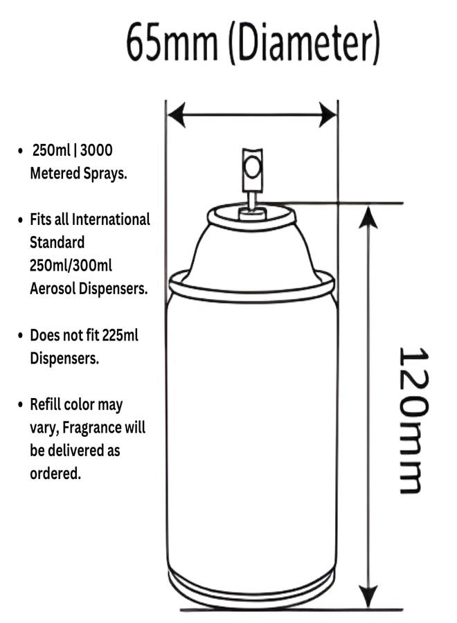 Cotton Mist Air Freshener Refill | Black Oudh Fragrance | 250ML | 3000 Sprays | Ideal For Homes, Offices, Restaurant, Hotel, Mall, Saloon etc | Fits All Standard Dispensers Excepts 225ML Dispensers - Image 4