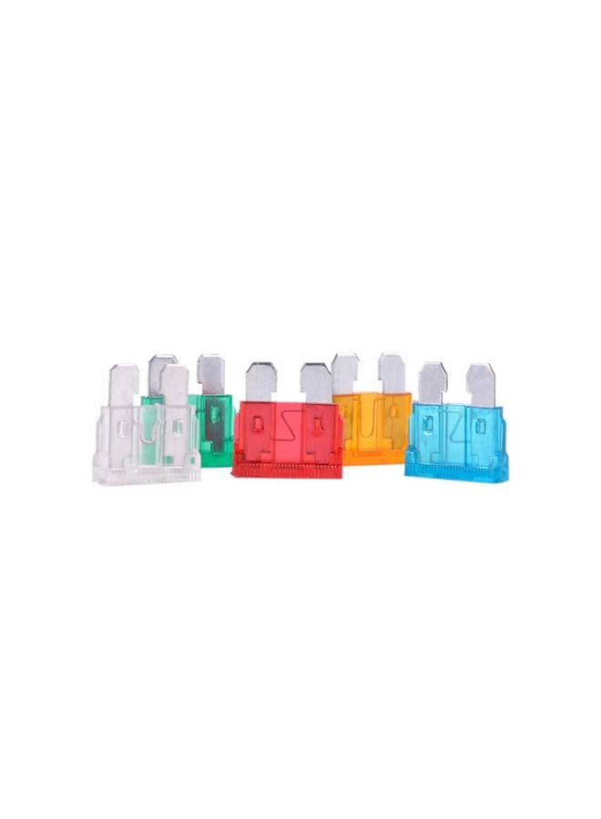 100-Piece Color Coded StAndard Blade Fuse Blue/Green/Red - Image 3