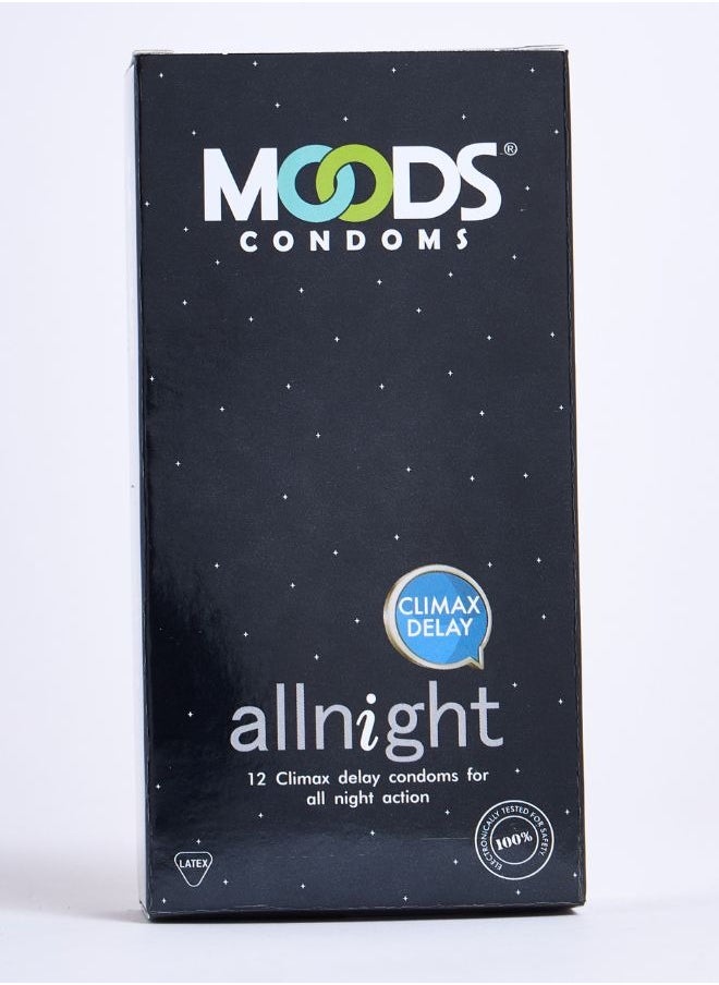 Moods - All Night Condoms 12 Pieces - Image 1