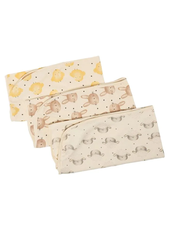 أطفال وأكثر Babies & More Newborn Girls Multicolor Baby Blanket