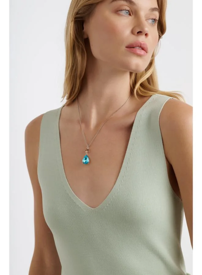 Ted Baker  TEARSA: Crystal Teardrop Pendant Necklace for Women | Best Price UAE
