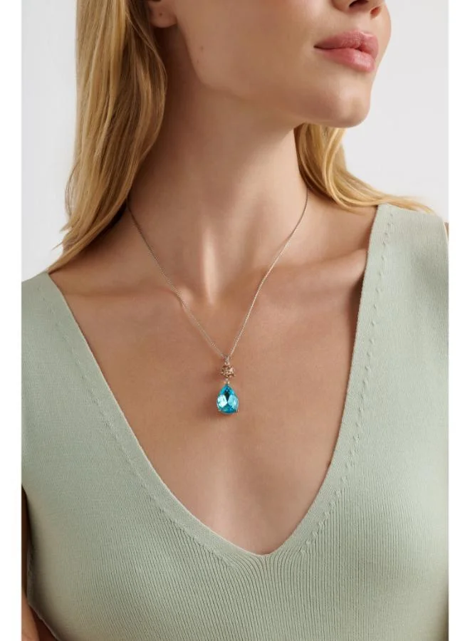 Ted Baker  TEARSA: Crystal Teardrop Pendant Necklace for Women | Best Price UAE