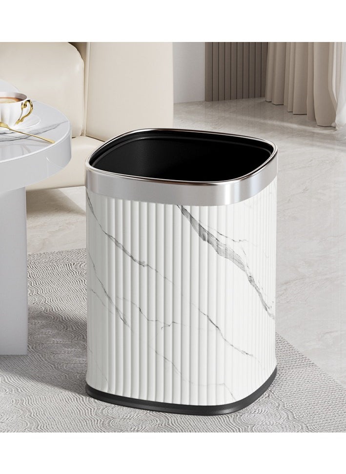 CityRiya-Long Trash Can 12L Bathroom Garbage Can Waste Bin Kitchen Trash Can Garbage Trashcan Container Bin Large Wastebasket Recycling Bin with Removable Inner Bucket for Home Kitchen Toilet Bedroom Office  - Image 3