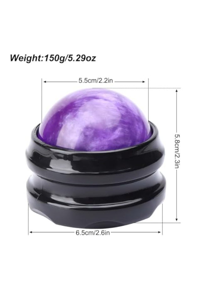 جهاز تدليك الكرة من Joyzzz، مدلك أسطواني، كرة تدليك، مدلك للرقبة لعلاج العضلات المؤلمة، الكتفين، الرقبة، الظهر، القدم، الجسم، أنسجة عميقة، نقاط تحفيز، عقد العضلات، تحرير اللفافة العضلية - Image 2