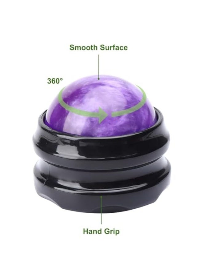 جهاز تدليك الكرة من Joyzzz، مدلك أسطواني، كرة تدليك، مدلك للرقبة لعلاج العضلات المؤلمة، الكتفين، الرقبة، الظهر، القدم، الجسم، أنسجة عميقة، نقاط تحفيز، عقد العضلات، تحرير اللفافة العضلية - Image 3