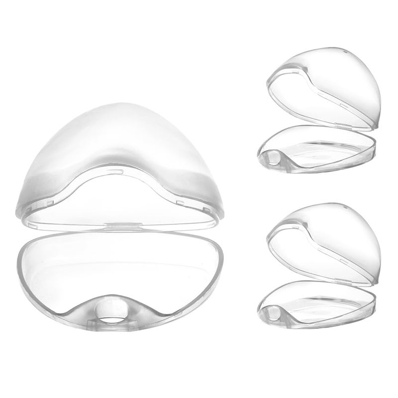 Accmor Pacifier Case, Pacifier Holder Case, Pacifier Container for Travel, BPA Free, Transparent, 3 Pack - Image 1