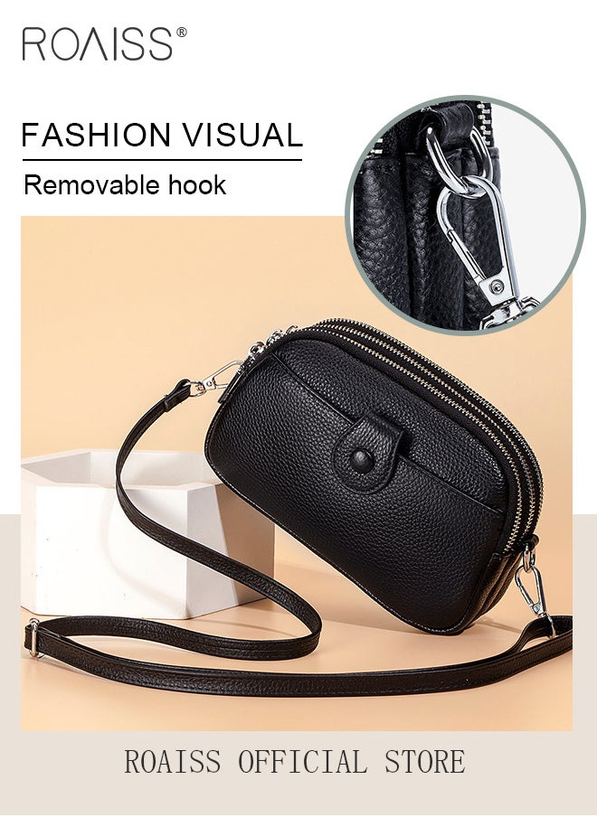 Women Genuine Leather Shoulder Bag Solid Color Design Multiple Card Slots and Scientific Compartmentalization Women Mini Crossbody Bag Exquisite Craftsmanship and Soft Touch - pzsku/Z65A3C41FAF7F5C2BDBC2Z/45/_/1717141250/4555f44d-ee06-44b8-914c-6d42635719fa