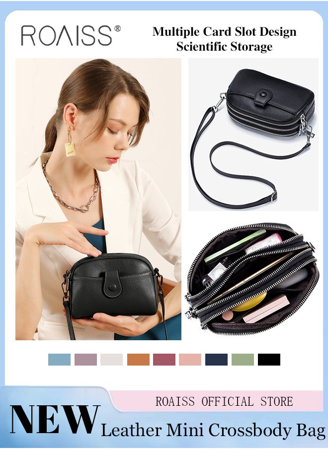 Women Genuine Leather Shoulder Bag Solid Color Design Multiple Card Slots and Scientific Compartmentalization Women Mini Crossbody Bag Exquisite Craftsmanship and Soft Touch - pzsku/Z65A3C41FAF7F5C2BDBC2Z/45/_/1717141270/1019fae6-a819-41b4-84fe-0dddc844c388