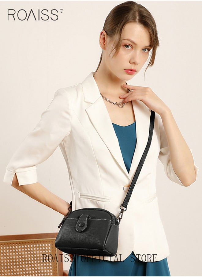 Women Genuine Leather Shoulder Bag Solid Color Design Multiple Card Slots and Scientific Compartmentalization Women Mini Crossbody Bag Exquisite Craftsmanship and Soft Touch - pzsku/Z65A3C41FAF7F5C2BDBC2Z/45/_/1717141308/85594678-6896-45df-8917-d9038995f983