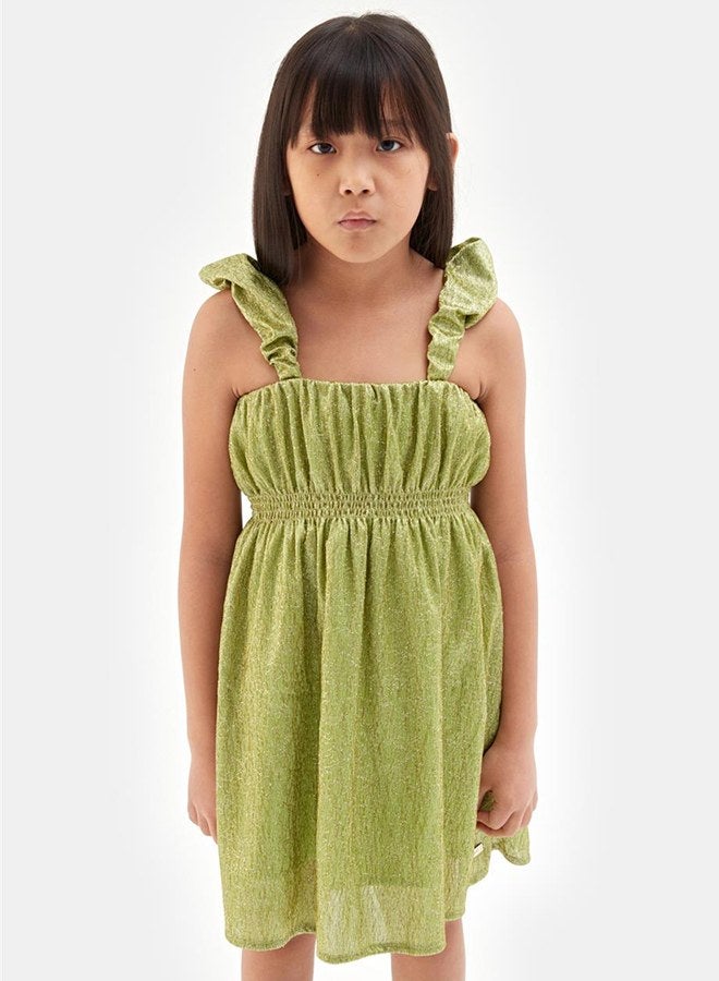 Tyess Girl Green Dress - Image 2