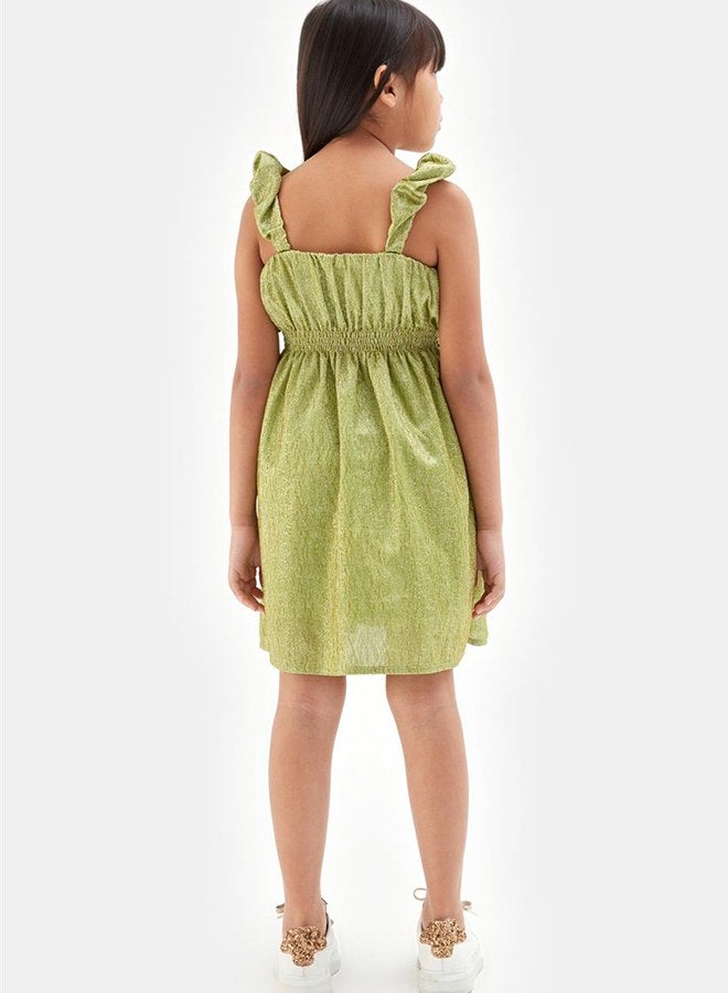 Tyess Girl Green Dress - Image 4