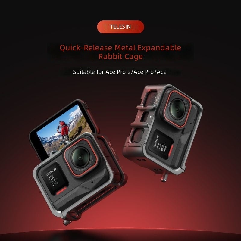 telesin Telesin With Ace Pro 2 Ace Pro Ace Vertical quick-release Metal Cage Magnetic Mount Prot 200 g Z65A4097A1A99568A887AZ