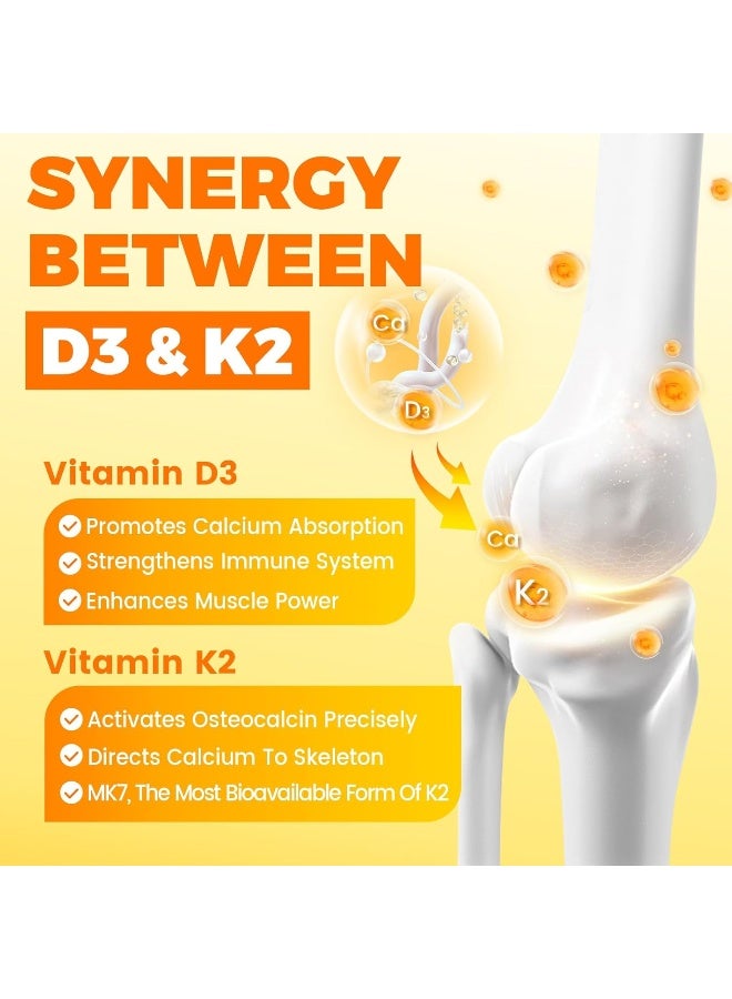ZEBORA Vitamin D3 K2 Capsules for Immune Support - Image 3