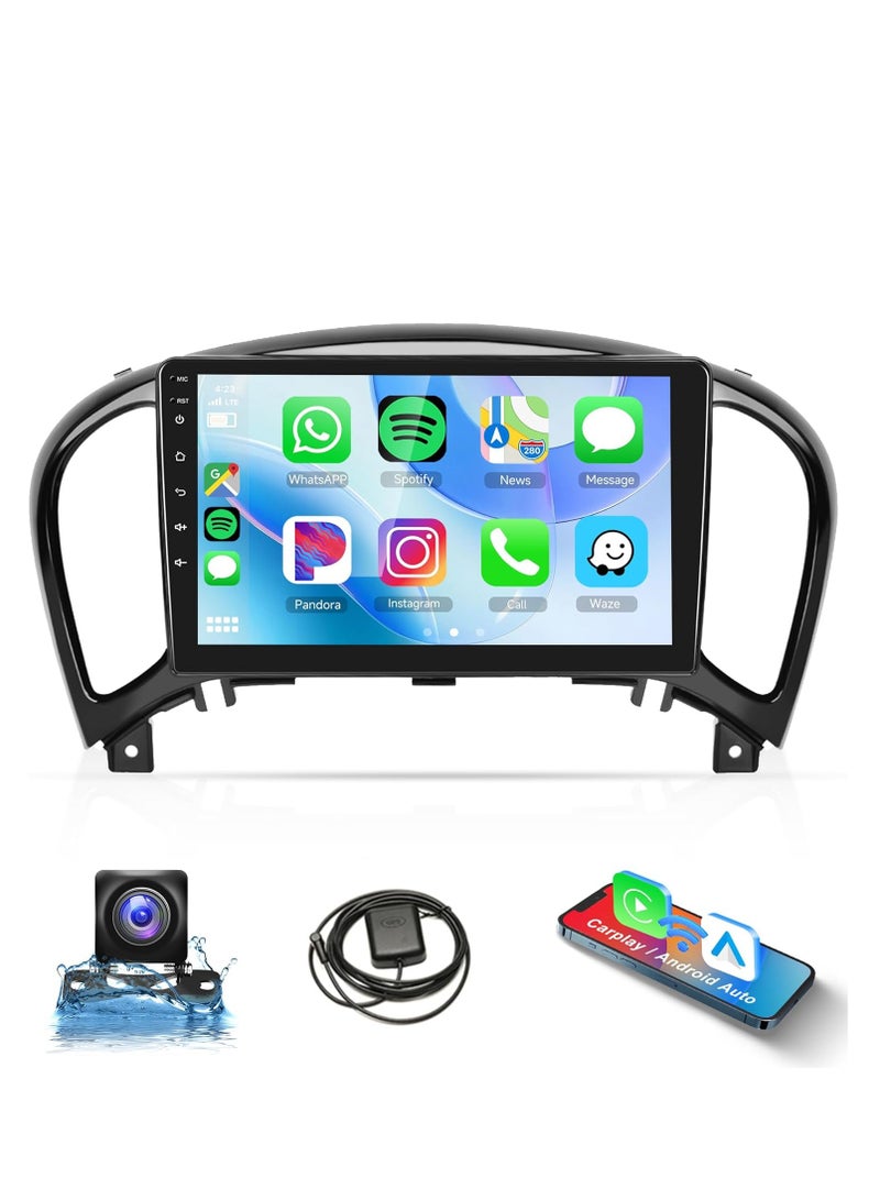 Android Car Stereo for Nissan Juke 2010-2014 Infiniti ESQ 2012-2017 2GB RAM 32GB ROM 9 Inch Support Apple Carplay, MirrorLink WiFi BT, DSP IPS Touch Screen with AHD Camera Included - Image 1