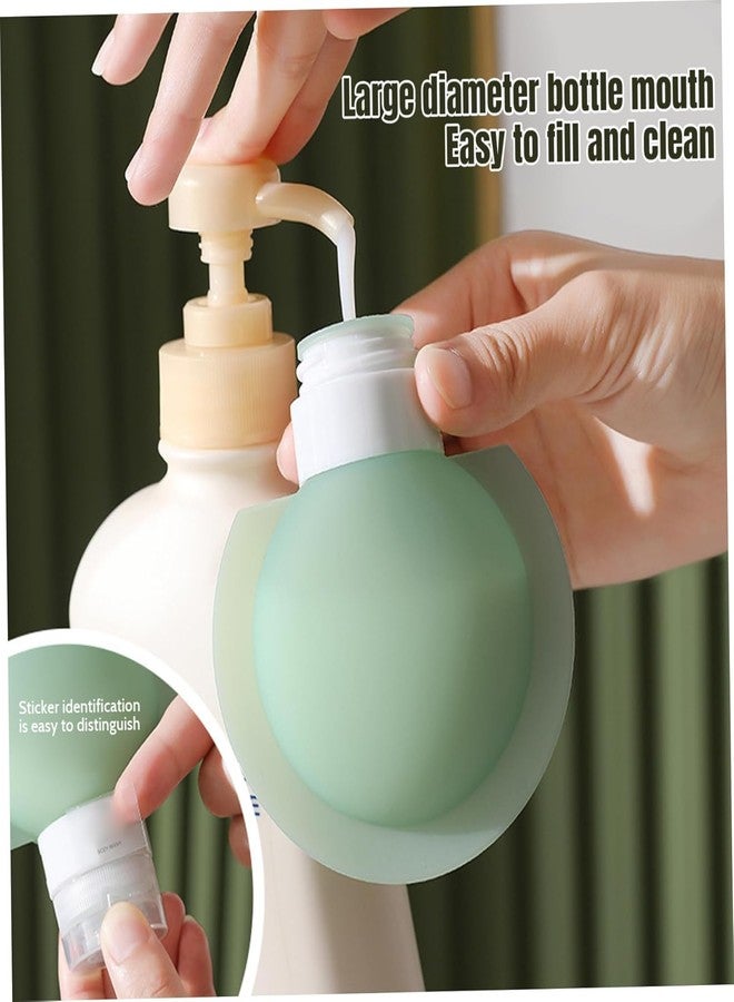 JICOOT Travel Bottles for Toiletries, 3 Pack TSA Approved Travel Size Containers, 60ML Leak Proof Refillable Travel Accessories for Shampoo Conditioner, BPA Free Travel Bottles with Toiletry Bag - Image 4
