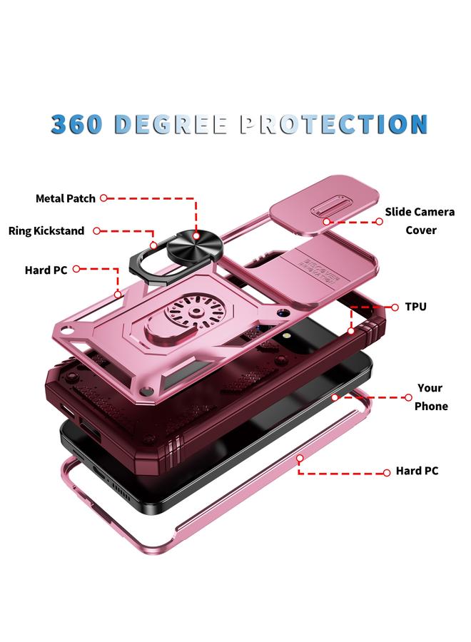 S-TOP Case For Samsung Galaxy S24+ 5G Sliding Camshield TPU + PC Phone Case with Holder - Image 2