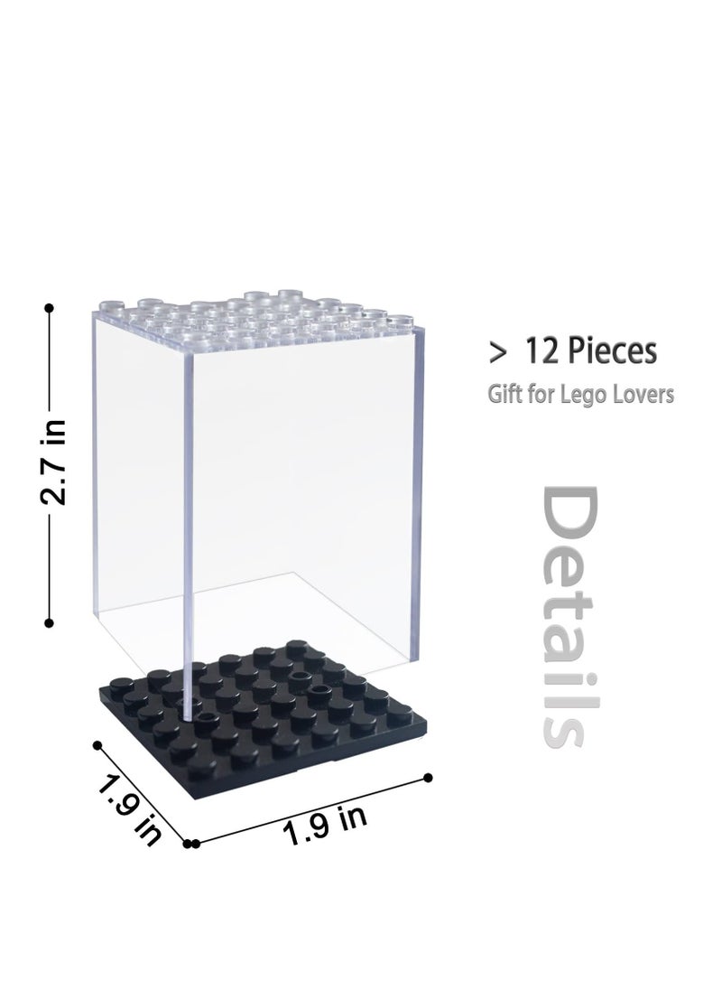 Generic 12 Pack Display Case, Acrylic Display Case, Action Figure Toys Storage, Suitable for Kids and Adults Toys and Collectibles  - Image 2