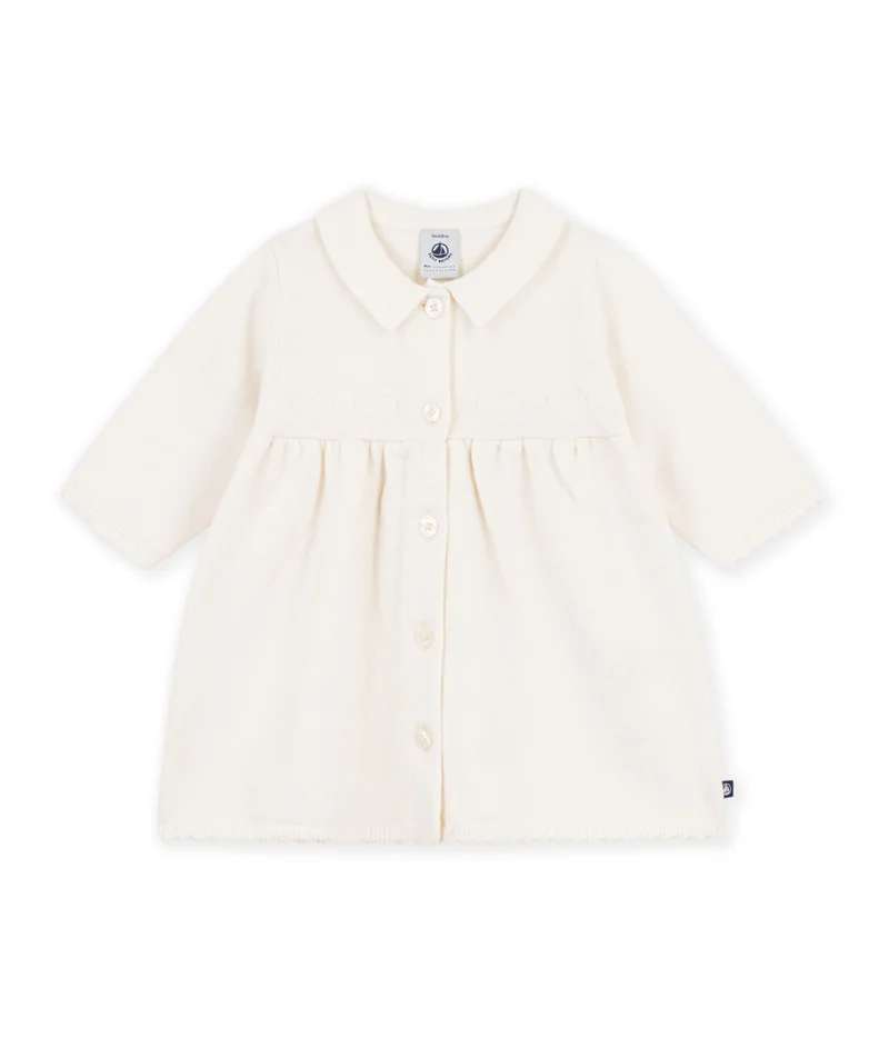 Petit Bateau Babies' Plain Knitted Dress