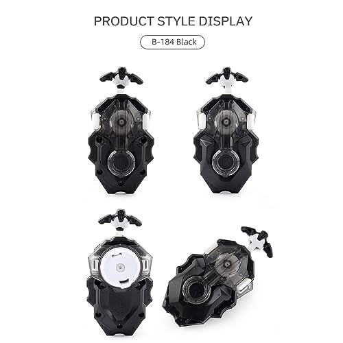 Esste Launcher and Grip, Battling Tops Burst B-184 Custom Bey Launcher LR Left Right Spin DB Layer System (Black Set) - Image 4