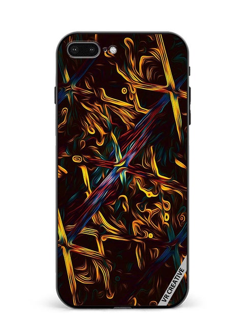 Protective Case Cover For Apple iPhone 7 Plus/8 Plus Abstract Design Multicolour