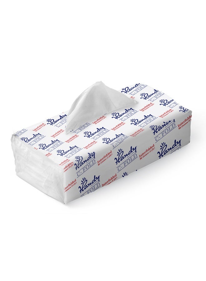 Interfold Towels 150 gm -pack of 20