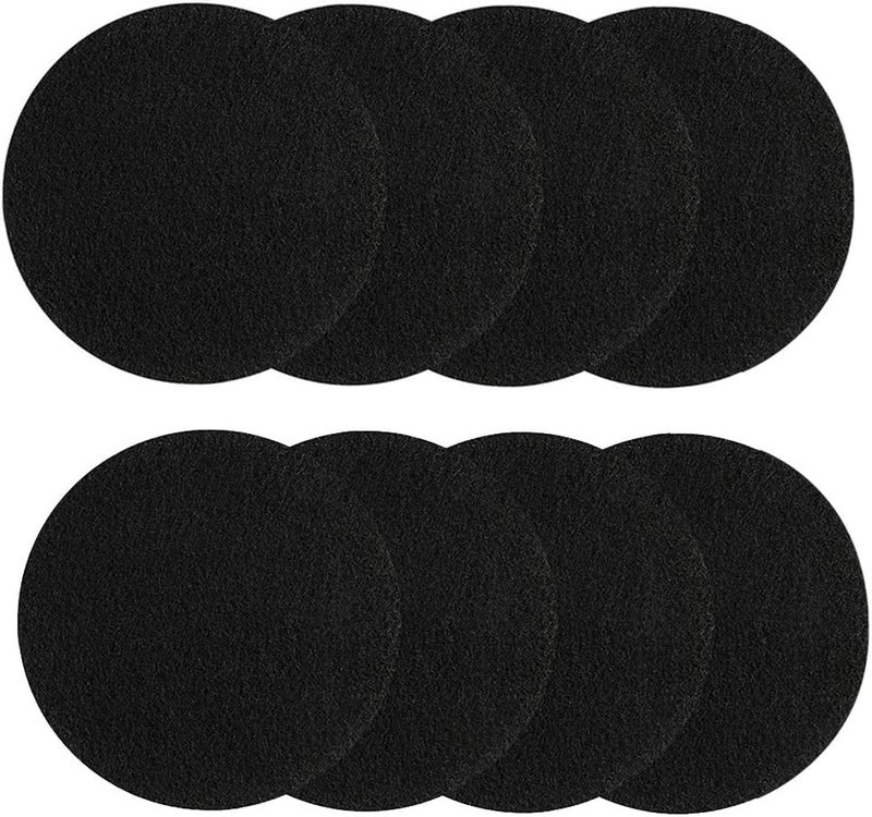 KUUQA 8 Pieces Compost Bin Filters for Kitchen Compost Pail Replacement Charcoal Filters 725 inches Round - Image 1