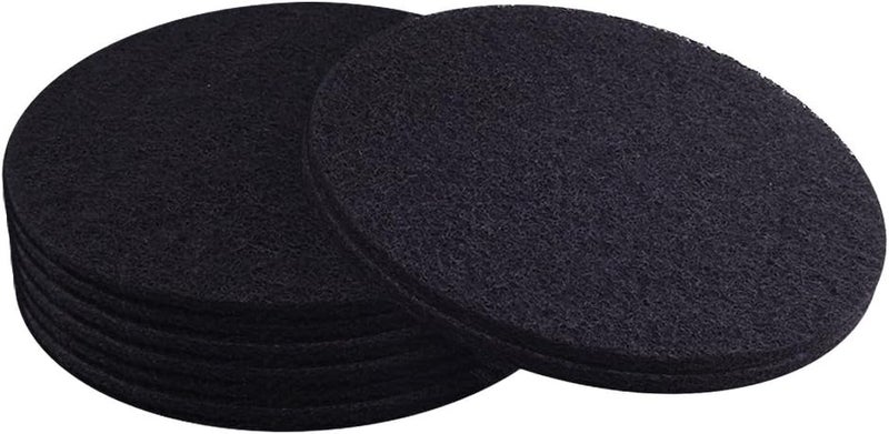 KUUQA 8 Pieces Compost Bin Filters for Kitchen Compost Pail Replacement Charcoal Filters 725 inches Round - Image 3