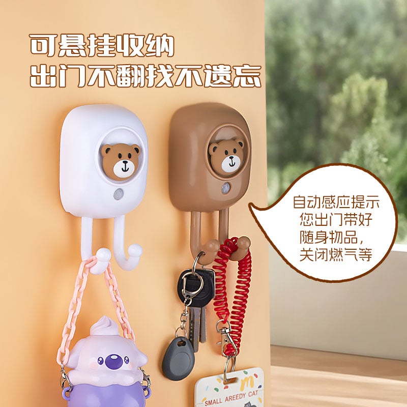 Smart Voice Door Reminder for Seniors with Hook, Anti-Forget Key Reminder - Image 2