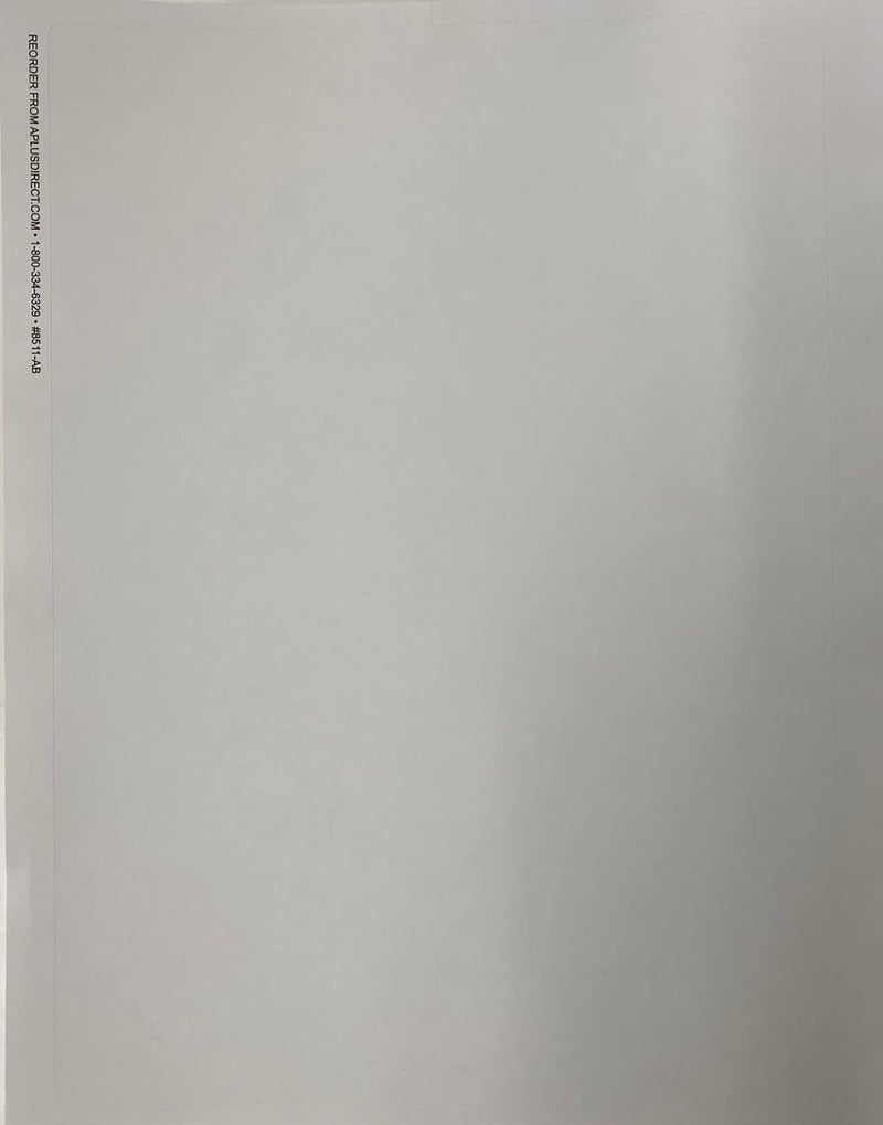 A Plus Plain White Addendum Car Window Stickers with Adhesive - 250 Qty (8.5 x 11 inches) - Image 2