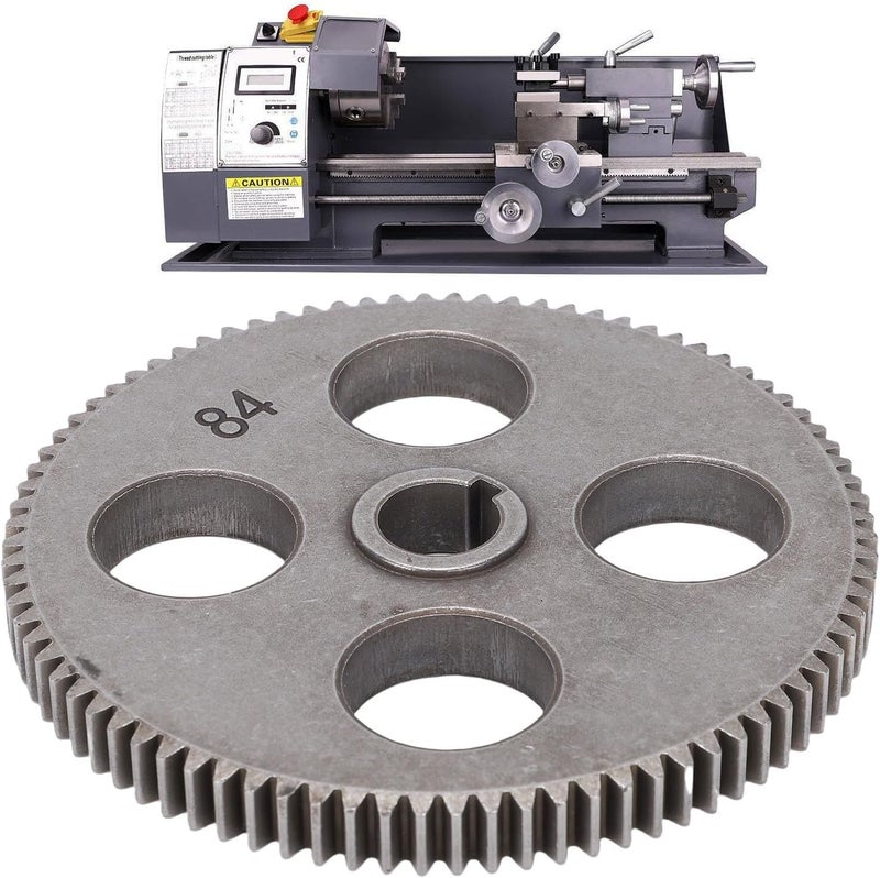 Metal Cutting Lathe Gear Accurate Polishing and Wear Proof Gear for Lathe 84 Teeth Replacement for MX-210 WM-210 220x750 Mini Micro Metal Cutting Machine - Image 4