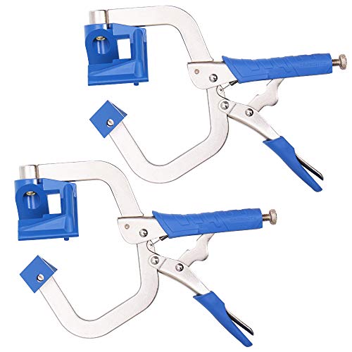 DRAGONITE 90 Degree Corner Clamp, 11 Inch Right Angle Clamps for Woodworking, Welding, Carpenter Photo Frame, Holding Assemblies Like Cabinets and Drawers, 2 Pieces - Image 1