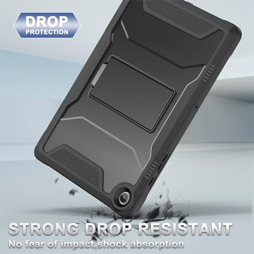Soke Case for Samsung Galaxy Tab A9 Plus 2023, with Built-in Screen Protector and Kickstand, Rugged Full Body Protective Cover for Galaxy Tab A9+ 11 Inch Tablet [SM-X210/X216/X218],Black - Image 4