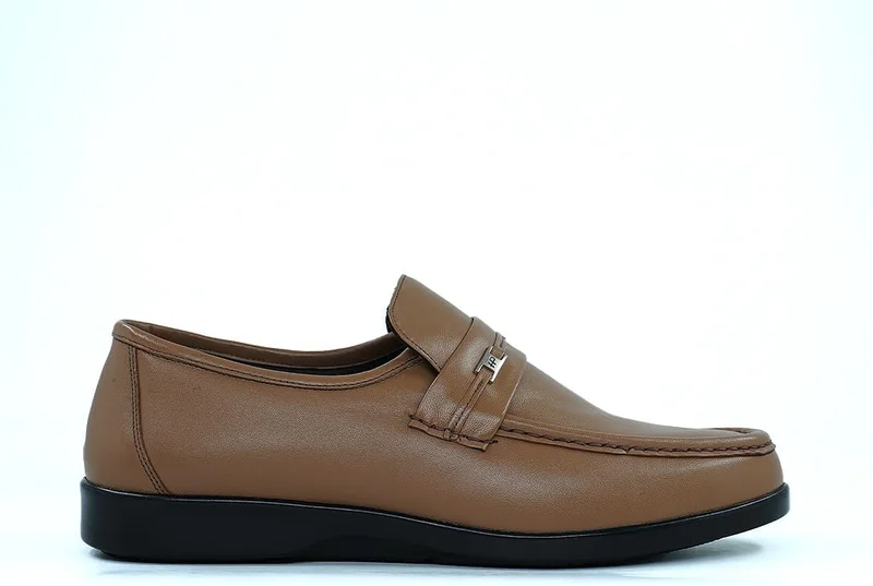 هاش بابيز HUSH PUPPIES Brown Leather Slip-On Shoes