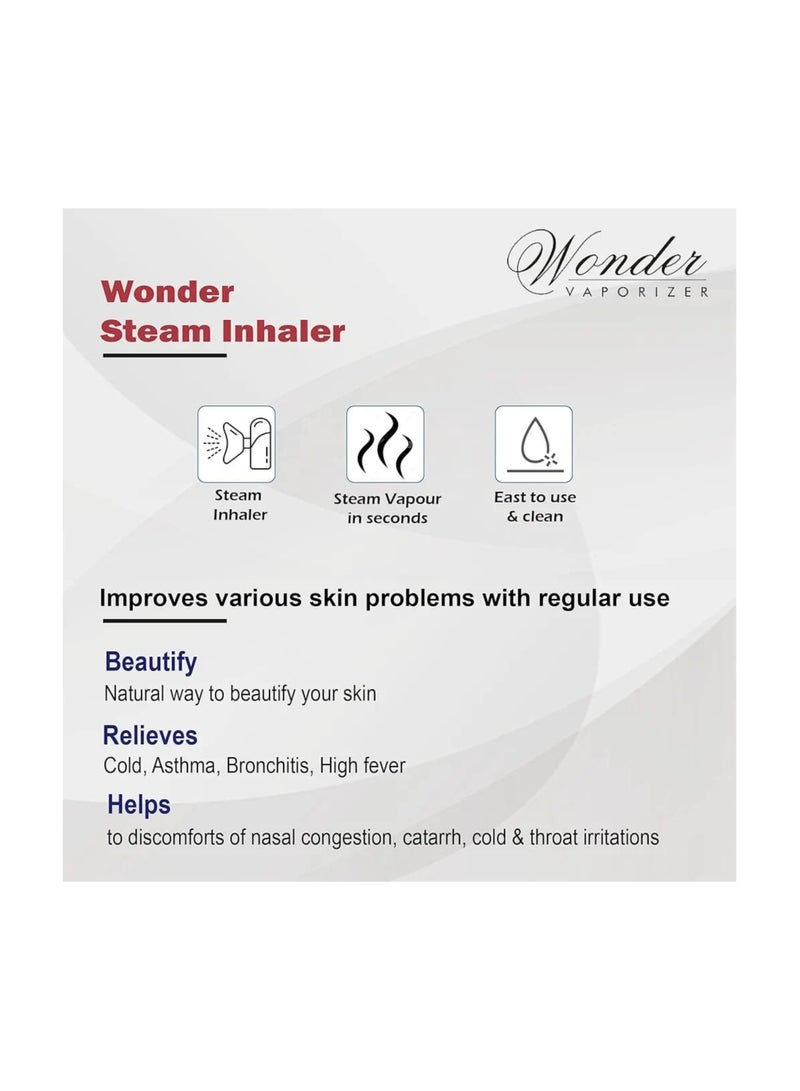 Steam Inhaler Sauna Vaporizer For Blackheads Removal Cold Cough Rejuvenate Skin