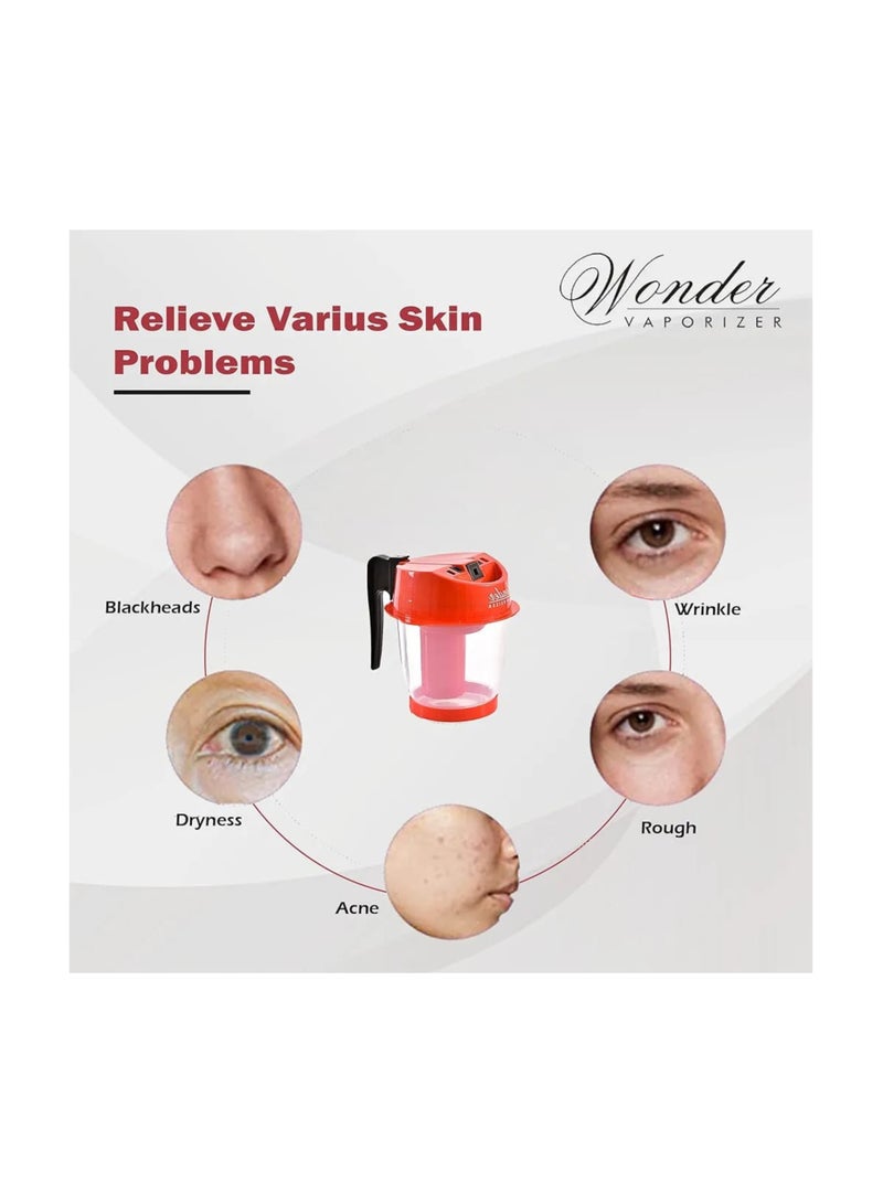 Steam Inhaler Sauna Vaporizer For Blackheads Removal Cold Cough Rejuvenate Skin
