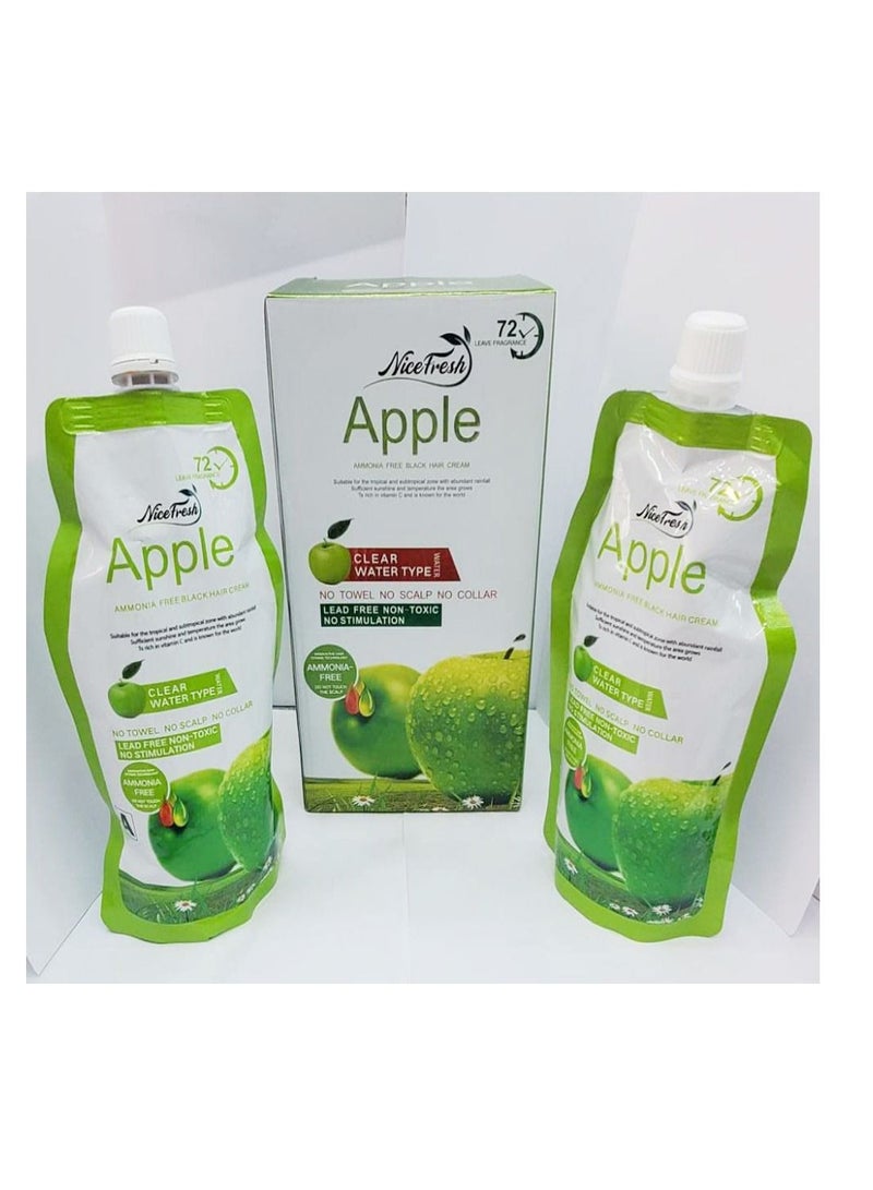 Nice Fresh Ammonia-Free Natural Organic Black Hair Color Cream 1000 ml - Image 1