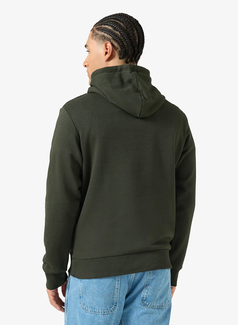 JACK & JONES Logo Regular Fit Pullover Hoodie