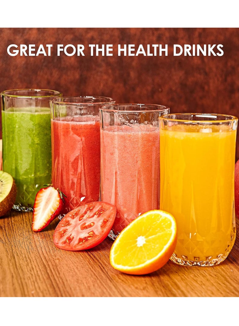 Vitacelli Highball Drinking Glasses Set of 2, Clear Cocktail Glasses, 11 Ounce/325ML Cups, Elegant and Durable Tall Bar Glassware Sets for Water, Juice, Cocktails, Beer, Glass Cups Set with Shockproof Package - Image 2