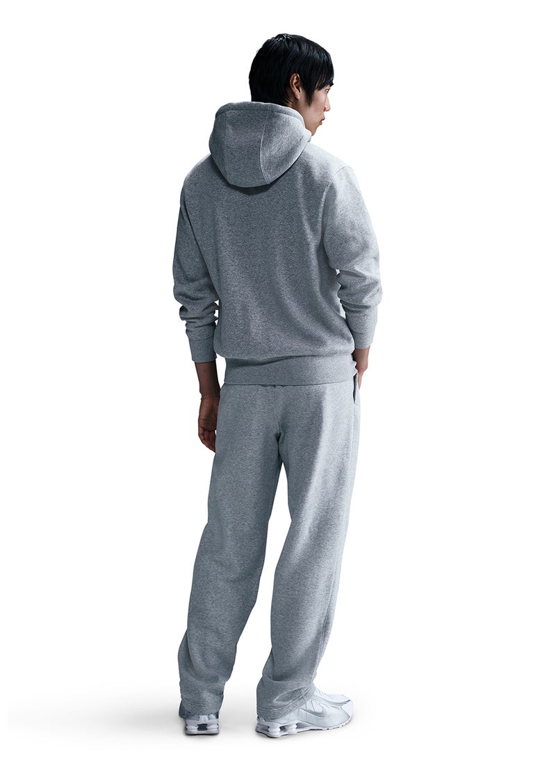 Nike Club Brushed Full-Zip Hoodie - Image 2